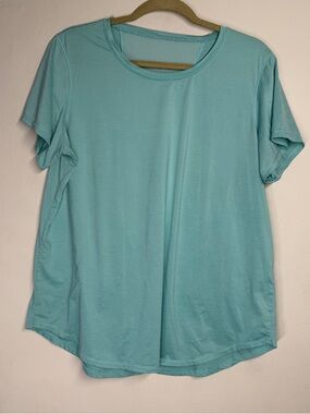 Light Teal Short Sleeve Women's Active Tee